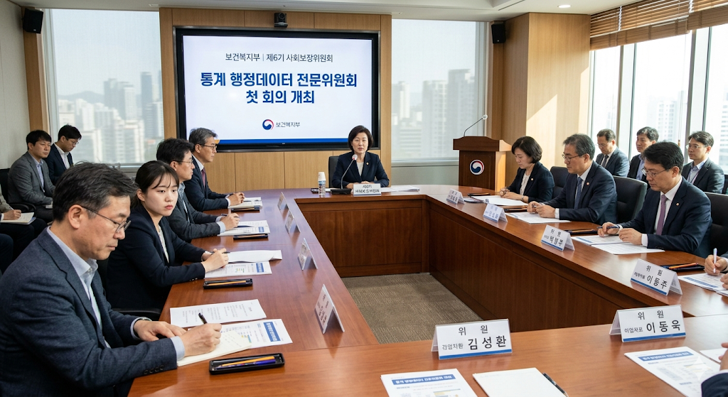 보건복지부 제6기 사회보장위원회 통계 행정데이터 전문위원회 첫 회의 개최