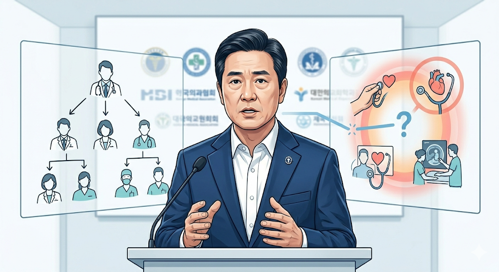 대한의사협회 김택우 회장 의료기사법 개정안 반대 기자회견, 환자 안전 우려 표명
