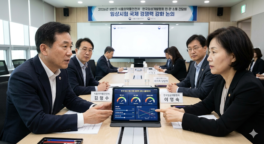 식약처 한국임상개발협회 2026년 상반기 민관 소통 간담회 개최, 임상시험 국제 경쟁력 강화 논의