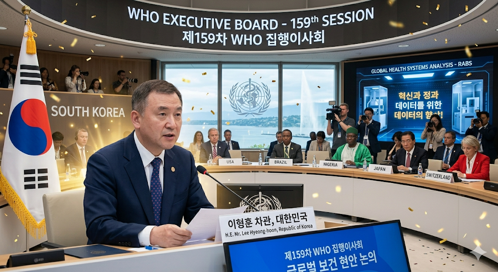 이형훈 보건복지부 제2차관 제159차 WHO 집행이사회 참석, 한국 집행이사 자격 글로벌 보건 현안 논의