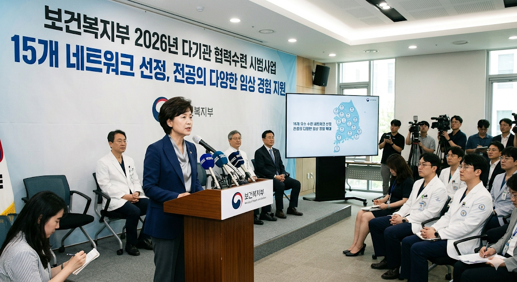 보건복지부 2026년 다기관 협력수련 시범사업 15개 네트워크 선정, 전공의 다양한 임상 경험 지원