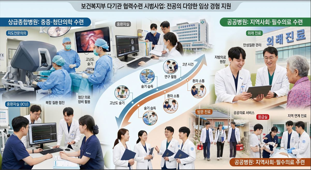 복지부, 2026년 다기관 협력수련 시범사업 15개 네트워크 선정