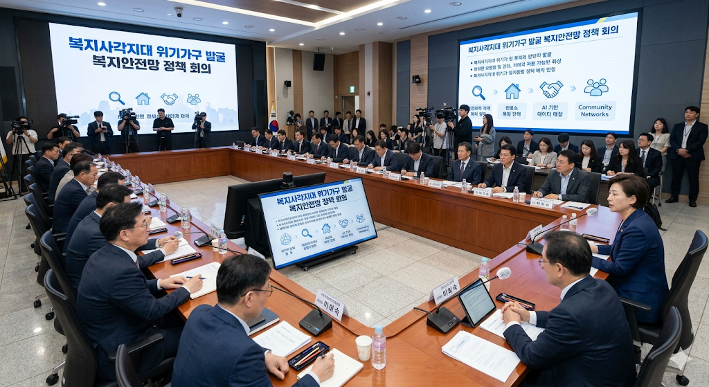 복지사각지대 위기가구 발굴 복지안전망 정책 회의