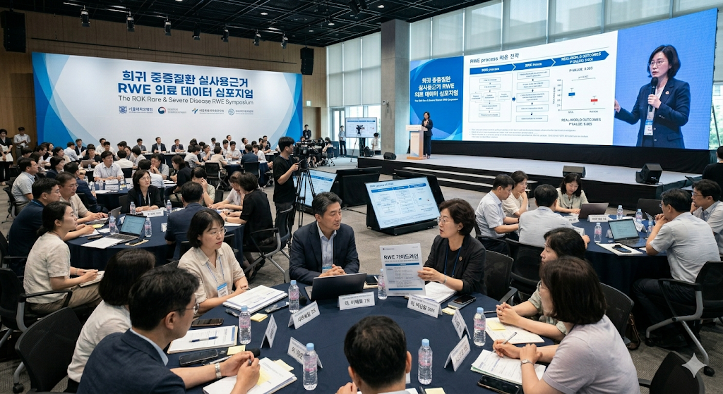 희귀 중증질환 실사용근거 RWE 의료 데이터 심포지엄