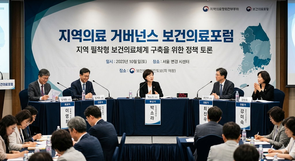 지역의료 거버넌스 보건의료포럼 전문가 정책 토론 현장