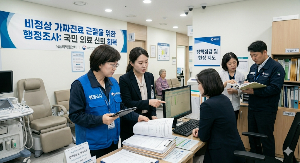 비정상 가짜진료 행정조사 의료현장 점검 정책