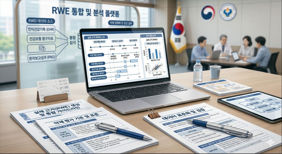 심평원, 약제성과평가 RWE 생성 가이드라인 제정·공개