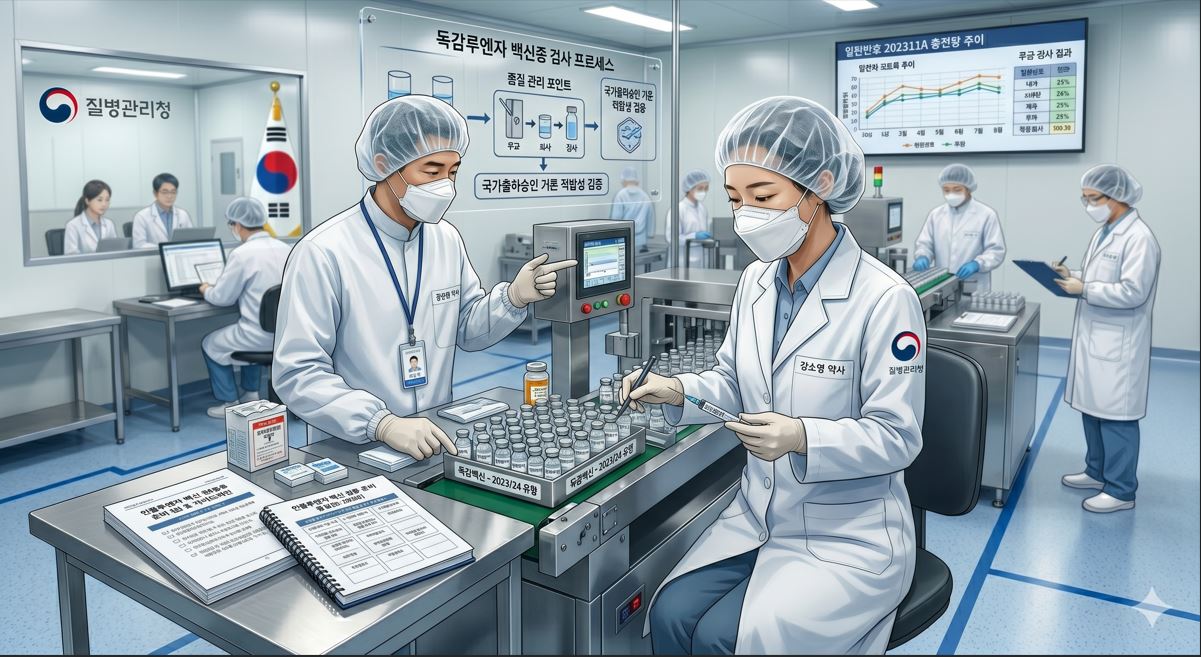 식약처, 독감백신 2,740만 명분 국가출하승인 준비