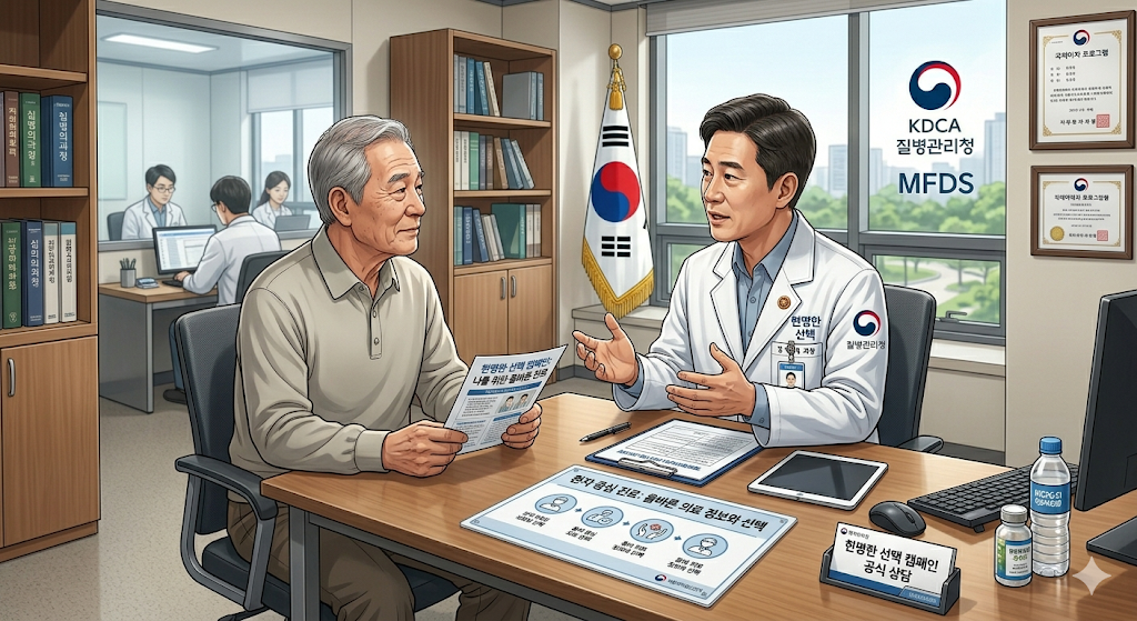 현명한 선택 캠페인 환자 중심 진료 의사 상담 현장