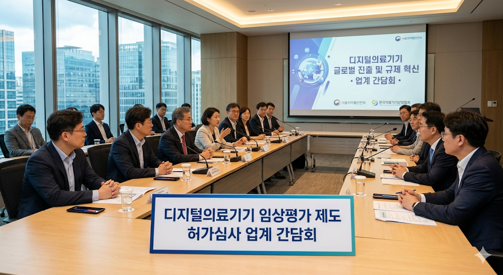 디지털의료기기 임상평가 제도 허가심사 업계 간담회