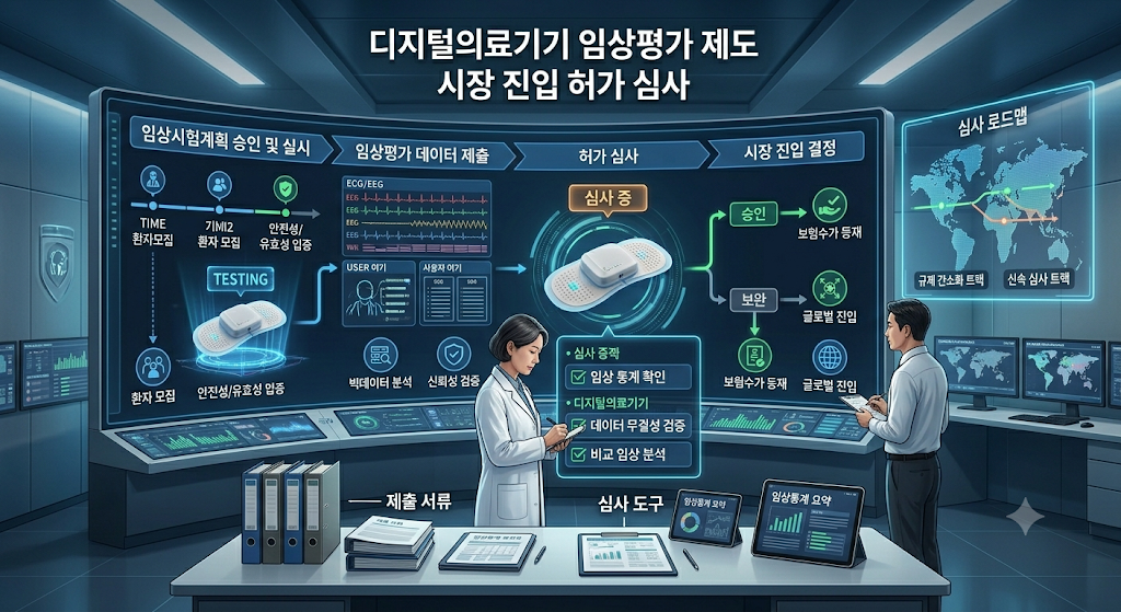 디지털의료기기 임상평가 제도 시장 진입 허가 심사