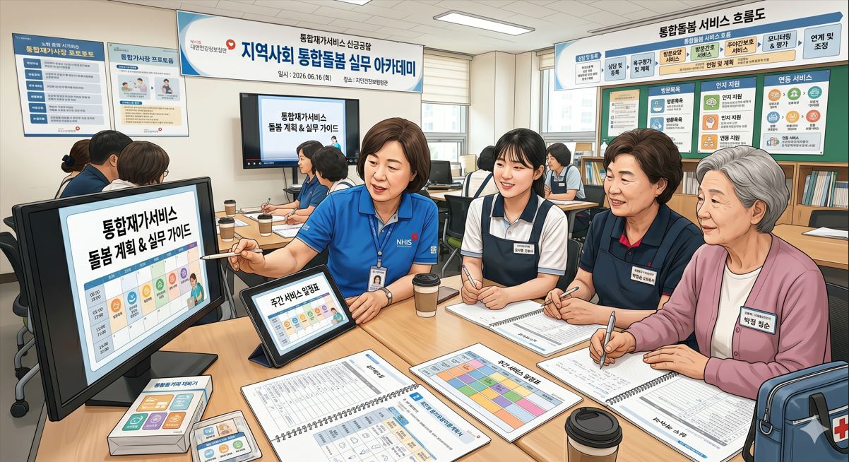 건보공단, 통합재가서비스 신규기관 교육 동영상·실무 가이드 지원