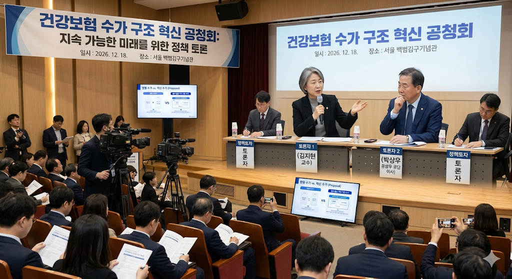 건강보험 수가 구조 혁신 공청회 정책 토론 현장