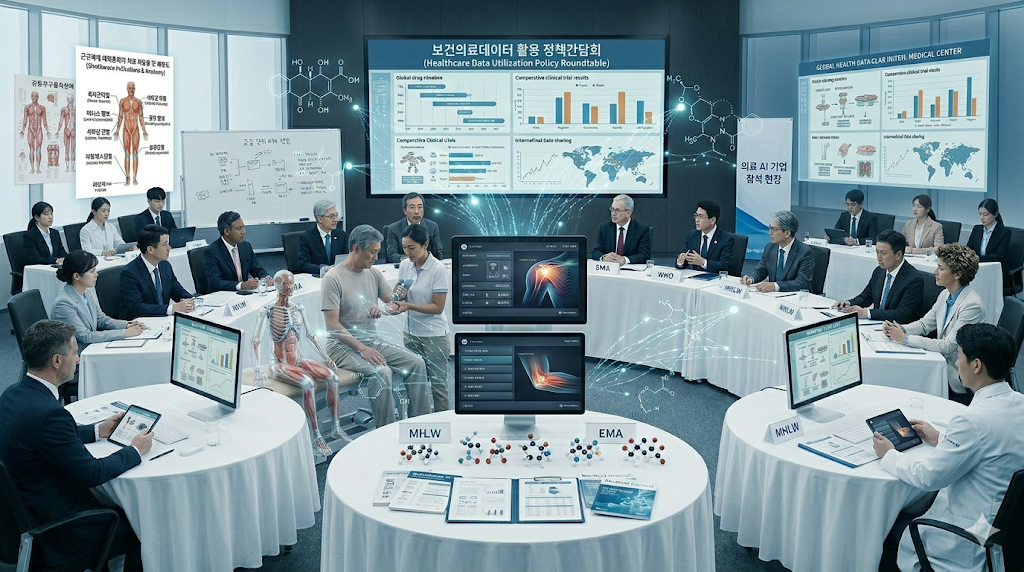 보건의료데이터 활용 정책간담회 의료AI 기업 참석 현장