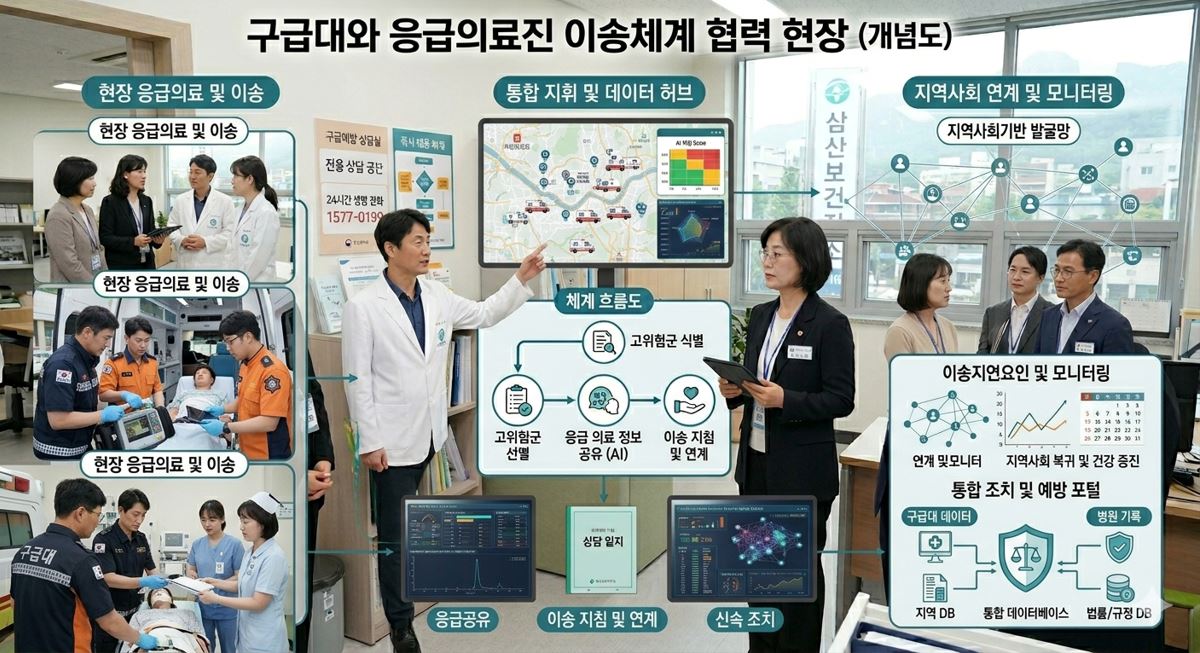 복지부, 응급환자 이송 시범사업…응급실 미수용 '0건