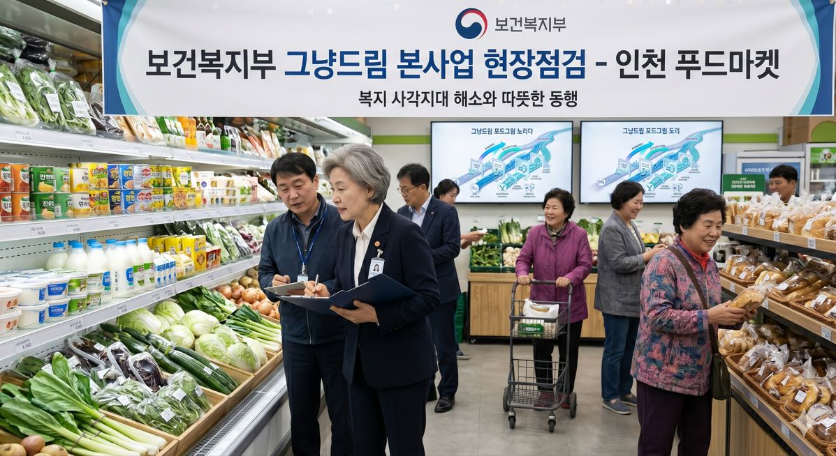 복지부, 그냥드림 본사업 전국 60개소 집중 현장점검