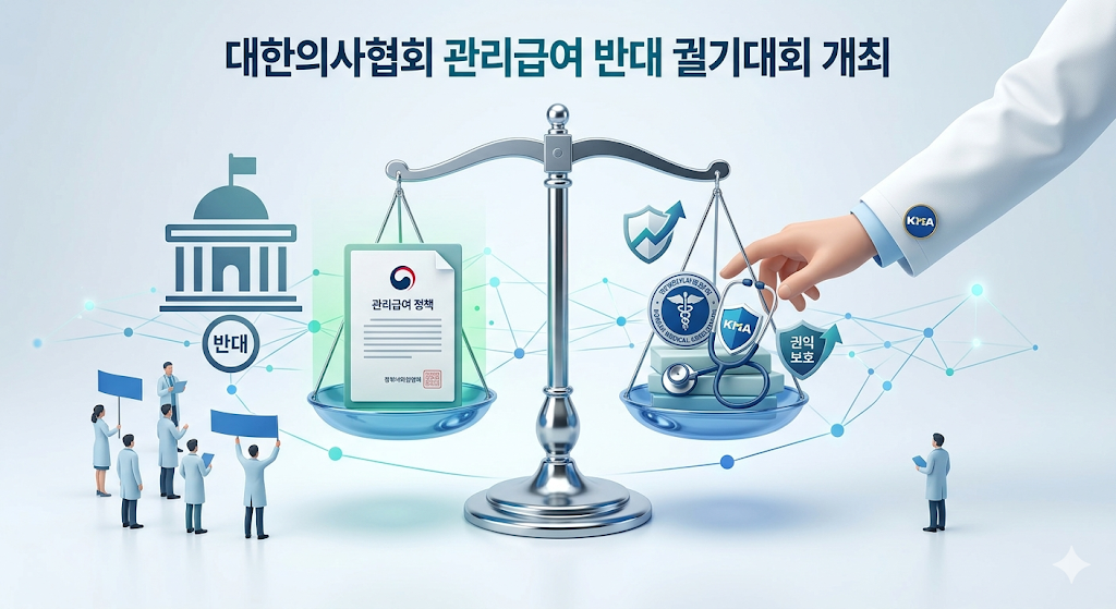 대한의사협회 관리급여 반대 궐기대회 개최 관련 이미지
