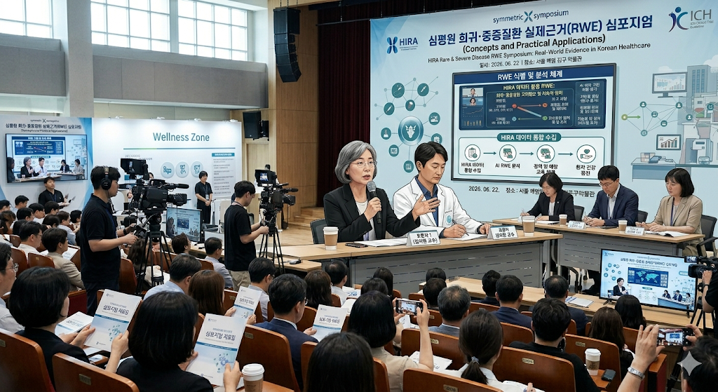 심평원 희귀·중증질환 실제근거 RWE 심포지엄 개최 현장