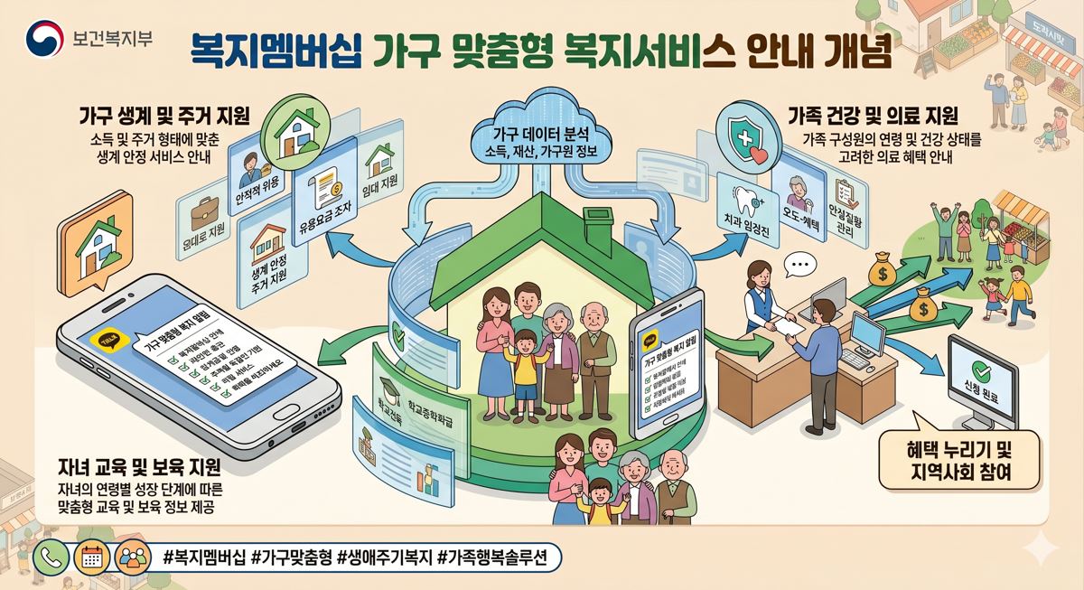 복지부, 복지멤버십 '정기안내' 첫 시행…53만 가구 안내