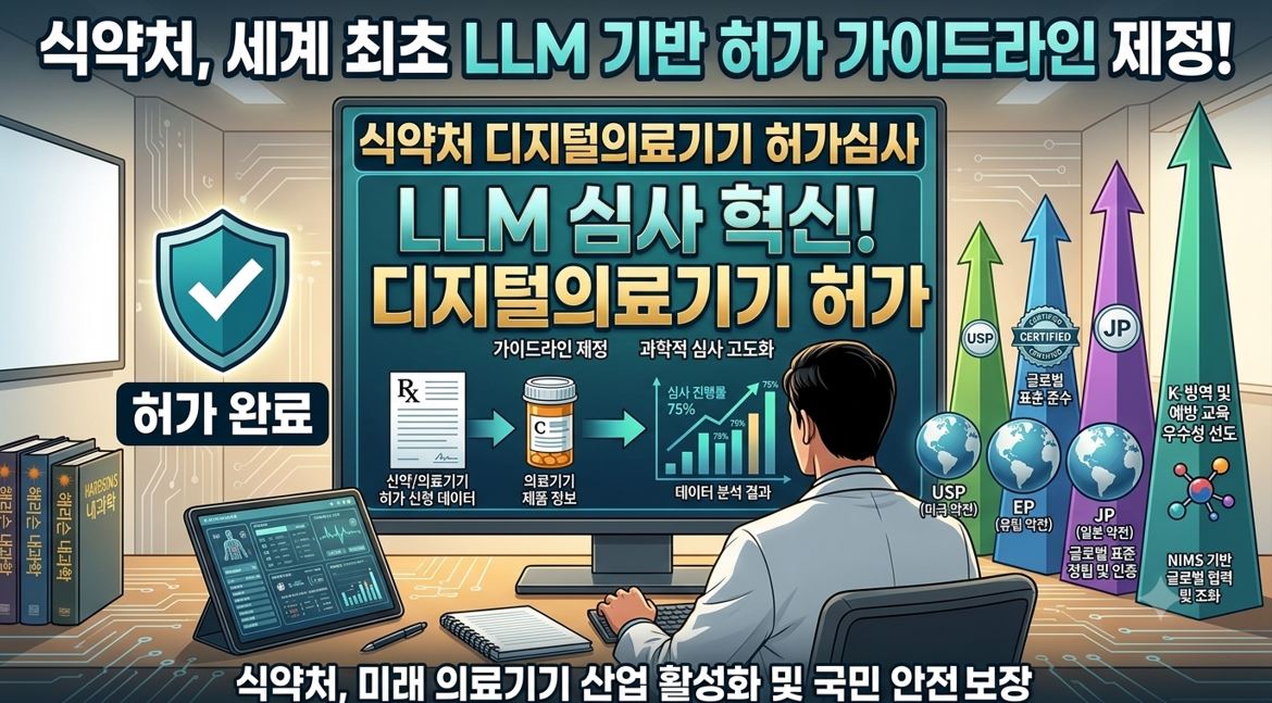 식약처, LLM 기반 디지털의료기기 허가·심사 가이드라인 제정