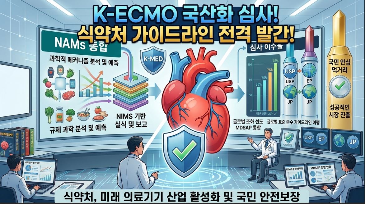식약처, ECMO 핵심부품 '심폐용산화기' 국산화 가이드라인