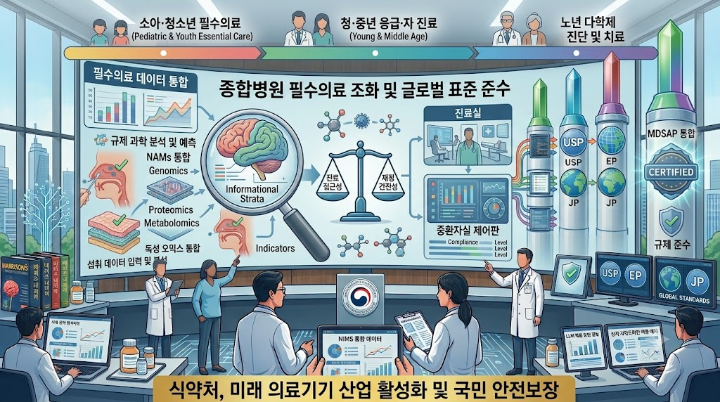 종합병원 응급실 중환자실 필수의료 진료 개념 이미지