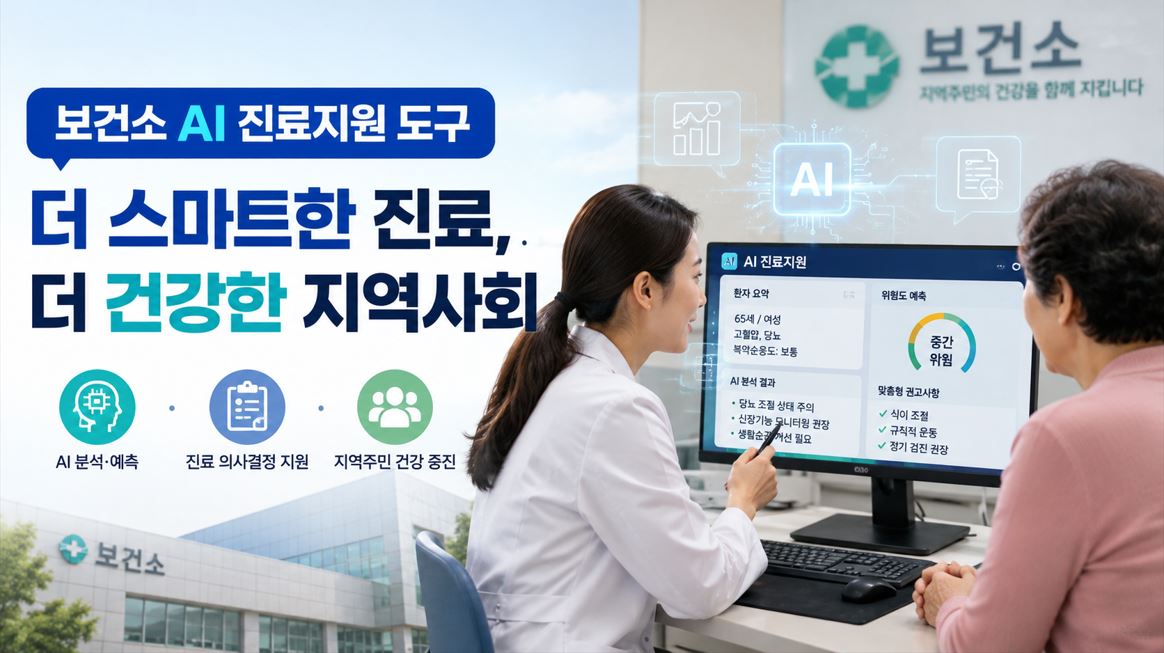 정부 「AI 기본의료 전략」 확정...보건소부터 응급실까지 AI 도입