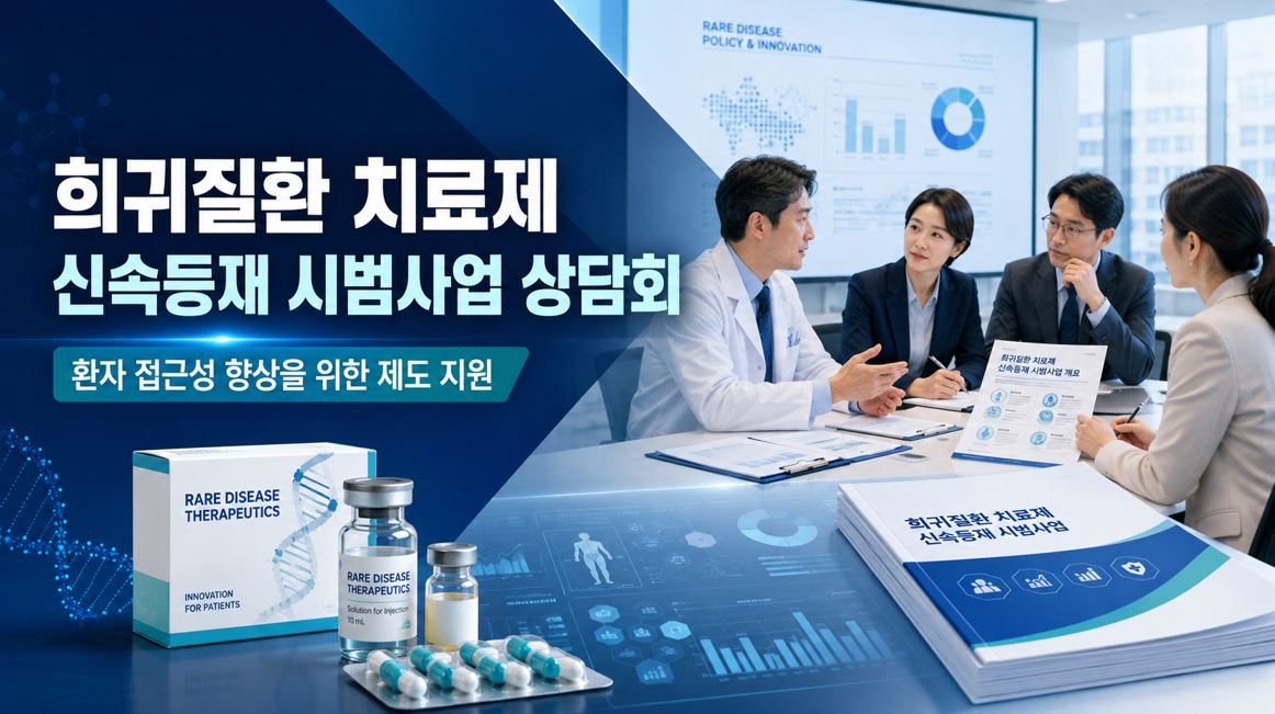 심평원, 희귀질환 치료제 신속등재 시범사업 상담회 개최