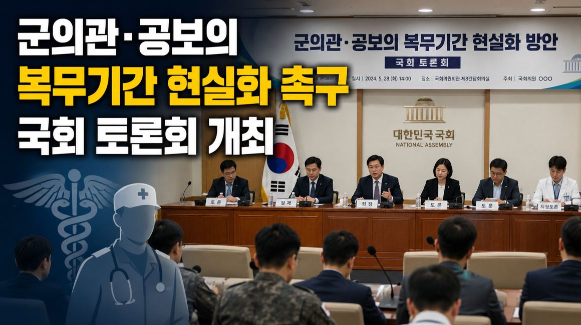 군의관·공보의 복무기간 현실화 촉구 국회 토론회 개최